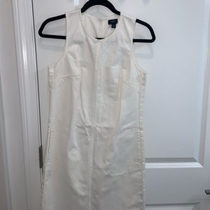 J. Crew white denim dress